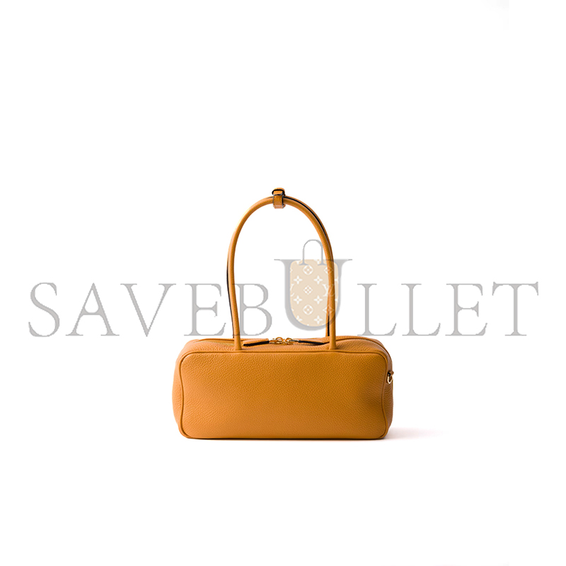 Pra*a medium leather top-handle bag 1bb126 (28*13*8cm)